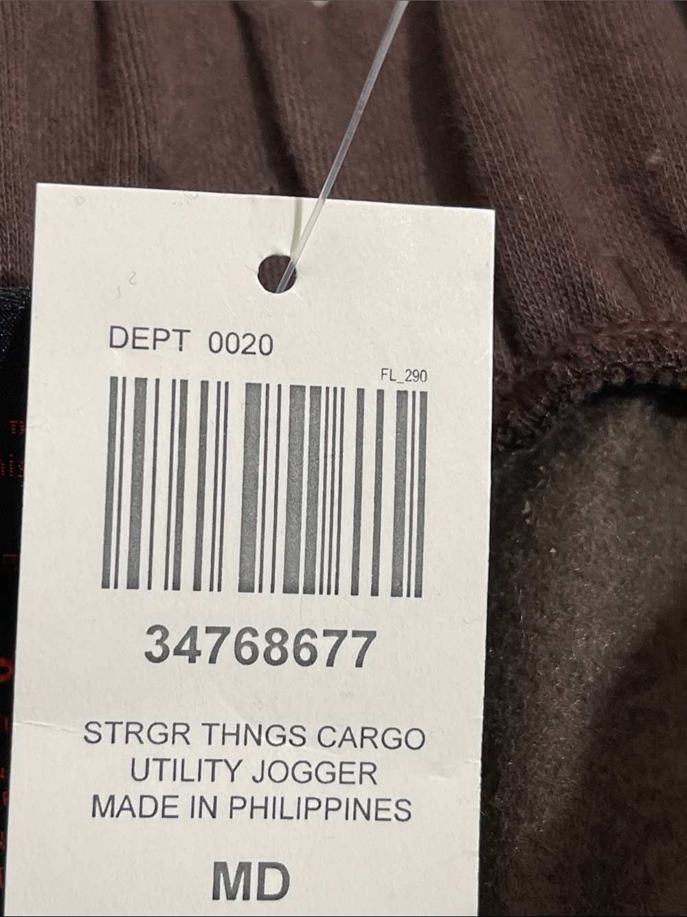 Stranger Things Demogorgon Camouflage Cargo Jogger Sweatpants Size Medium NEW - Picture 11 of 13